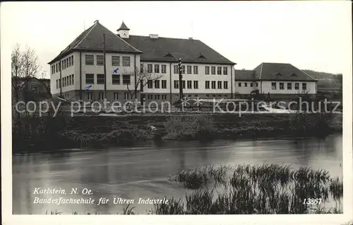 Karlstein Niederoesterreich Bundesfachschule Uhren Industrie Kat. Waidhofen an der Thaya