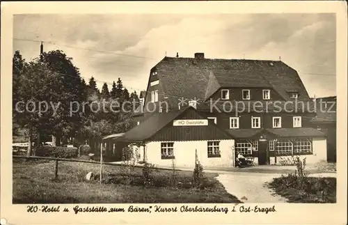 Oberbaerenburg HO Hotel Gaststaette zum Baeren /  /