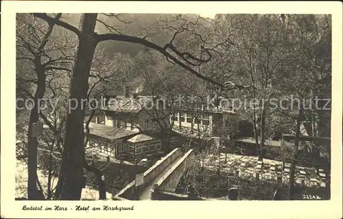 Bodetal Harz Hotel Hirschgrund Kat. Treseburg