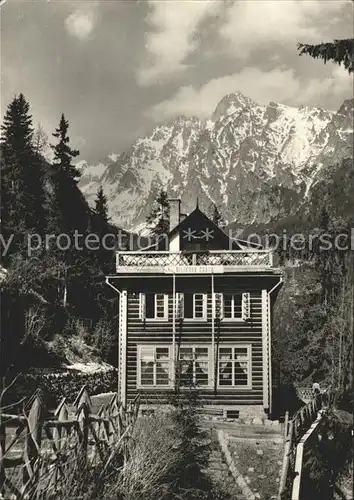 Vysoke Tatry Bilikova chata Lomnicky stift Kat. Slowakische Republik