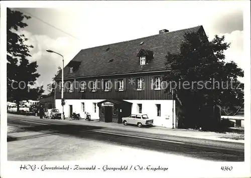 Georgenfeld HOG Grenzsteinhof Zinnwald Kat. Zinnwald Georgenfeld