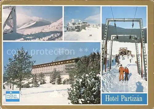 Nizke Tatry Skilift Hotel Partizan Kat. Slowakische Republik