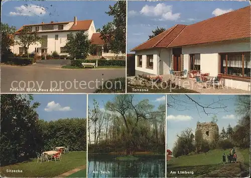 Bad Holzhausen Luebbecke Pension Haus Annelie am Wiehengebirge Kat. Preussisch Oldendorf