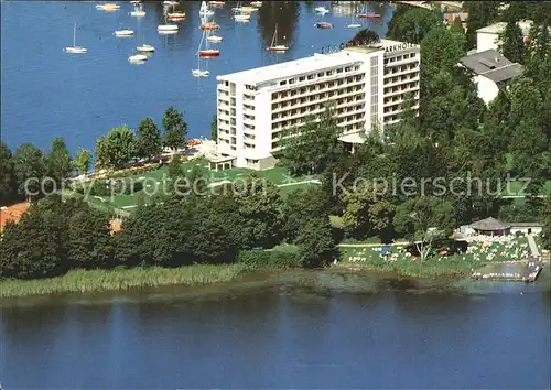 Poertschach Woerthersee Fliegeraufnahme Parkhotel Poertschach /  /