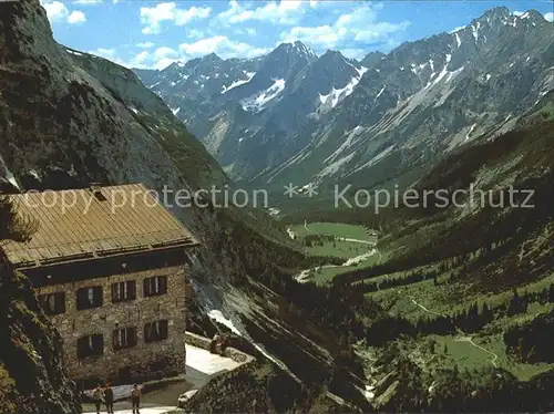 Karwendelhaus Sektion Muenchen Kat. Karwendel Scharnitz