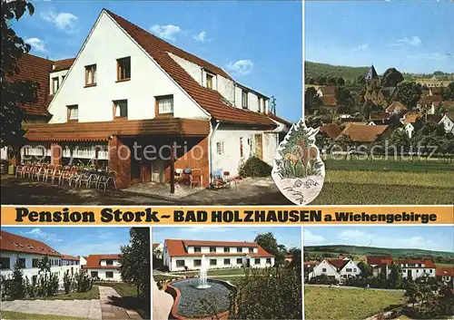 Bad Holzhausen Luebbecke Pension Stork Kat. Preussisch Oldendorf