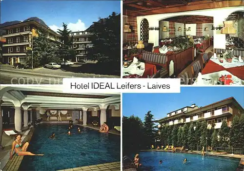 Leifers Laives Suedtirol Hotel Ideal Kat. Bozen Suedtirol