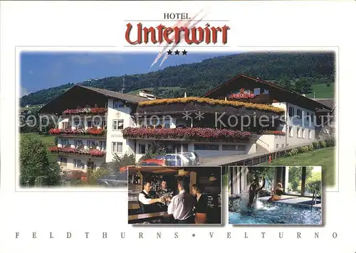 Feldthurns Hotel Unterwirt Kat. Feldthurns Eisacktal