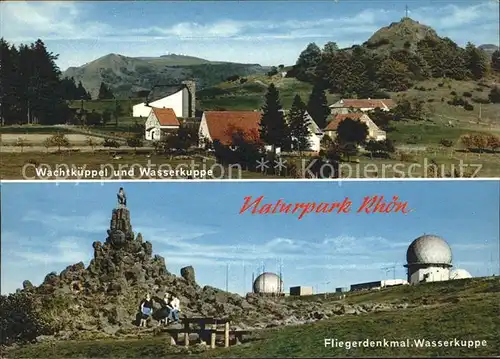 Rhoen Hessen Wachtkueppel Wasserkuppe Fliegerdenkmal Kat. 