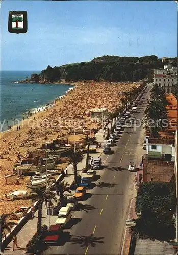 Lloret de Mar Strand Promenade Kat. Costa Brava Spanien