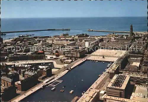 Le Havre Fliegeraufnahme Hafen Kat. Le Havre