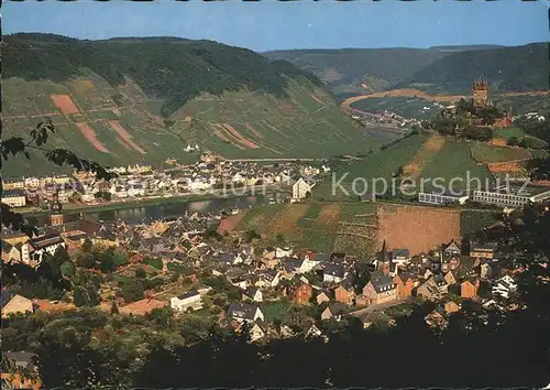 Cochem Mosel Fliegeraufnahme mit Burch Kat. Cochem