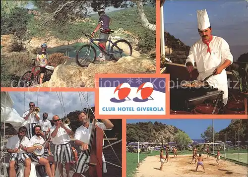 Tossa de Mar Club Hotel Giverola Musikinstrumenten Sport  Kat. Costa Brava