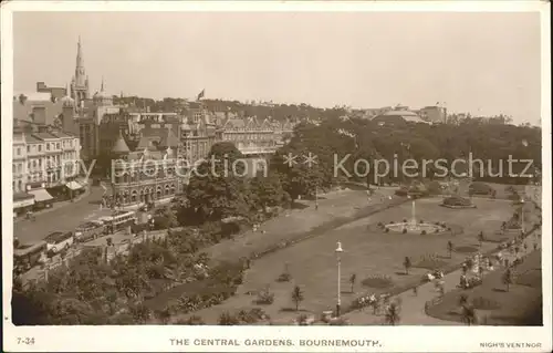 Bournemouth UK Central Gardens  Kat. Bournemouth