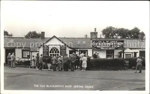 Gretna Green Old Blackmith Shop Kat. United Kingdom