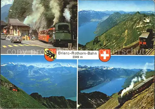 Brienz Rothornbahn Abfahrt Berner Alpen  Kat. Eisenbahn
