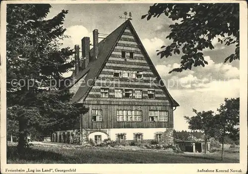 Georgenfeld Ferienheim Lug ins Land  Kat. Zinnwald Georgenfeld
