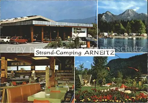 Faak am See Finkenstein Strand Camping Arneitz Ostufer  Kat. Finkenstein am Faaker See