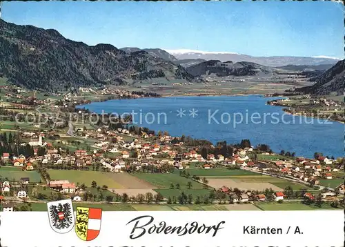 Bodensdorf Steindorf Fliegeraufnahme Ossiachersee Kat. Steindorf am Ossiacher See Kaernten