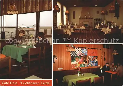 Niederlande Cafe Restaurant Luchthaven Eelde Kat. Niederlande