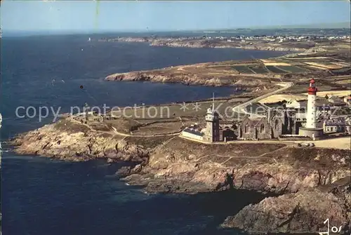 Bretagne Region Fliegeraufnahme Leuchtturm La Pointe Saint Mathieu Kat. Rennes