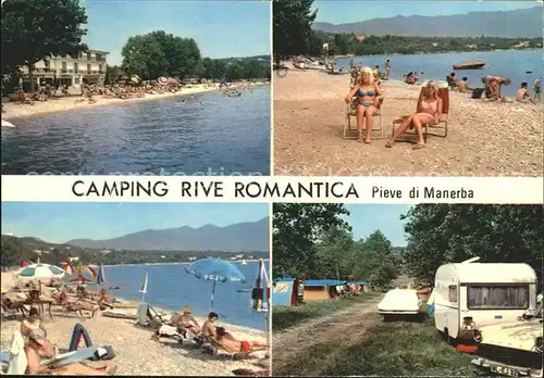 Manerba del Garda Camping Rive Romantica Strand Kat. Brescia