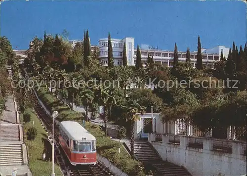 Sotschi Bahn zum Sanatorium Kat. Russische Foederation