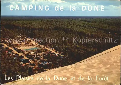 Arcachon Gironde Camping de la Dune Kat. Arcachon