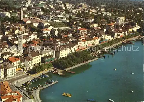 Ascona TI Lago Maggiore Fliegeraufnahme Kat. Ascona