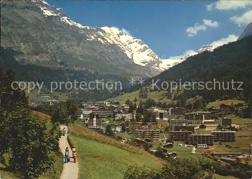 Leukerbad Balmhorn Gitzifurgge Kat. Loeche les Bains