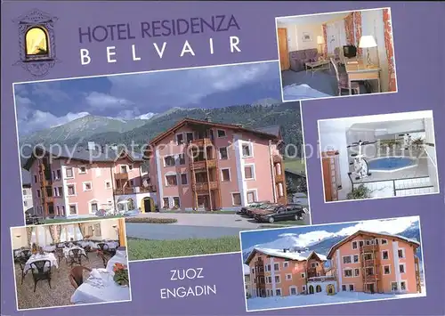 Zuoz GR Hotel Residenza Belvair Kat. Zuoz