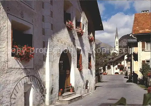 Zernez GR Dorfstrasse Kat. Zernez