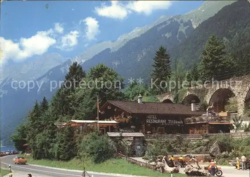 Brienz BE Hotel Restaurant Wildbach Kat. Brienz