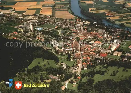 Bad Zurzach Fliegeraufnahme / Zurzach /Bz. Zurzach