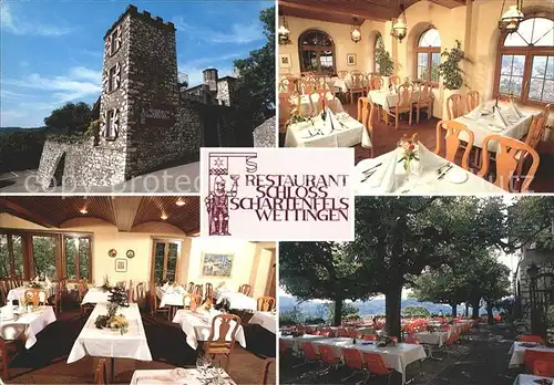 Wettingen AG Restaurant Schloss Schartenfels Kat. Wettingen