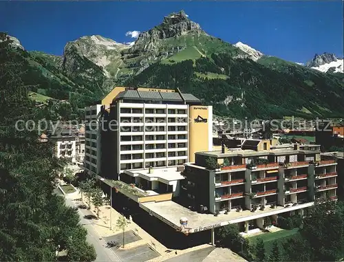 Engelberg OW Treff Hotel Engelberg Regina Titlis mit Hahnen Kat. Engelberg