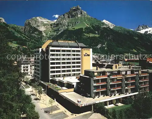 Engelberg OW Treff Hotel Engelberg Regina Titlis mit Hahnen Kat. Engelberg