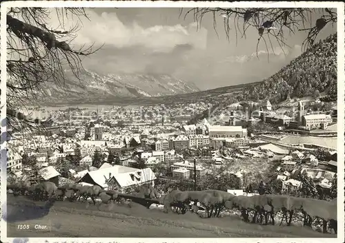 Chur GR Ortsansicht Kat. Chur