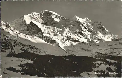 Wengen BE Jungfrau Gebirgspanorama Kat. Wengen