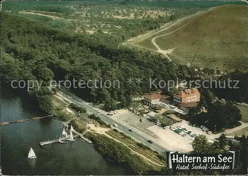 Haltern See Hotel Seehof Suedufer Fliegeraufnahme Kat. Haltern am See