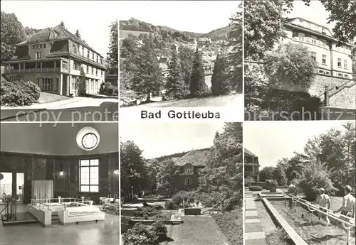Bad Gottleuba-Berggiesshuebel Klinik Sanatorium Station Kurhaus Wassertrettanlage / Bad Gottleuba-Berggiesshuebel /Saechsische Schweiz-Osterzgebirge LKR