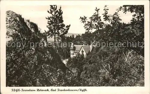 Bad Frankenhausen FDGB Ferienheim Hoheneck Kat. Bad Frankenhausen