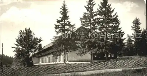 Hormersdorf Erzgebirge Jugendherberge Adolf Hennecke  Grosses Haus  Kat. Hormersdorf Erzgebirge