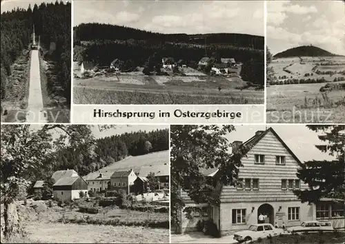 Hirschsprung Ortsansichten Kat. Altenberg