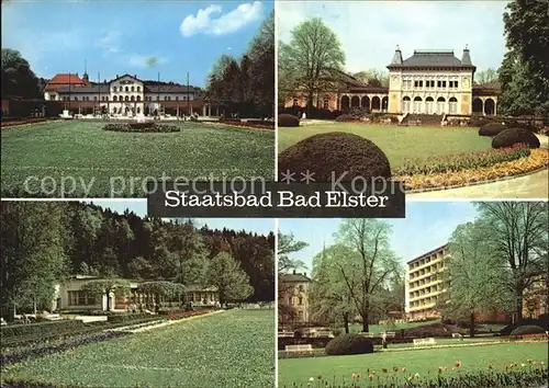 Bad Elster Staatsbad Badehaus Kurhaus HO Badekaffee Kliniksanatorium  Kat. Bad Elster