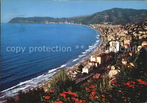 Alassio Riviera dei fiori Gesamtansicht Kat. 