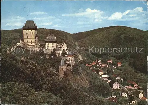 Karlstein Karlstejn Burg Gemeinde Kat. Karlstejn