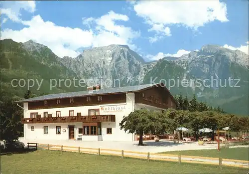 Schoenau Berchtesgaden Gasthaus Pension Kohlhiasl Regine Brandner Kat. Berchtesgaden