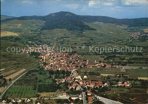 Oberrotweil am Kaiserstuhl Luftbild Kat. Vogtsburg im Kaiserstuhl