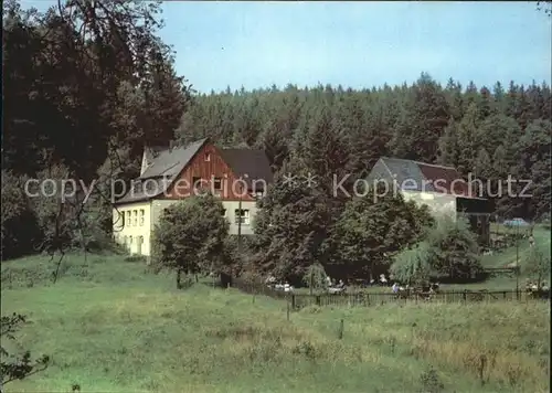 Pockau Gaststaette Sternmuehle Kleinolbersdorf bei Karl Max Stadt  Kat. Pockau Floehatal